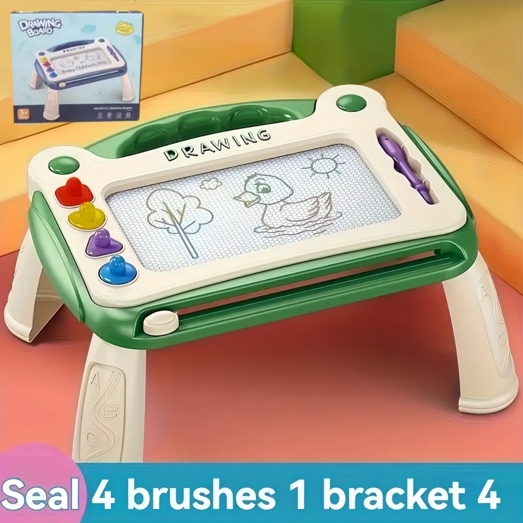 Magnetic 3-in-1 Drawing Board Toy, Draw, Write, Erase & Repeat