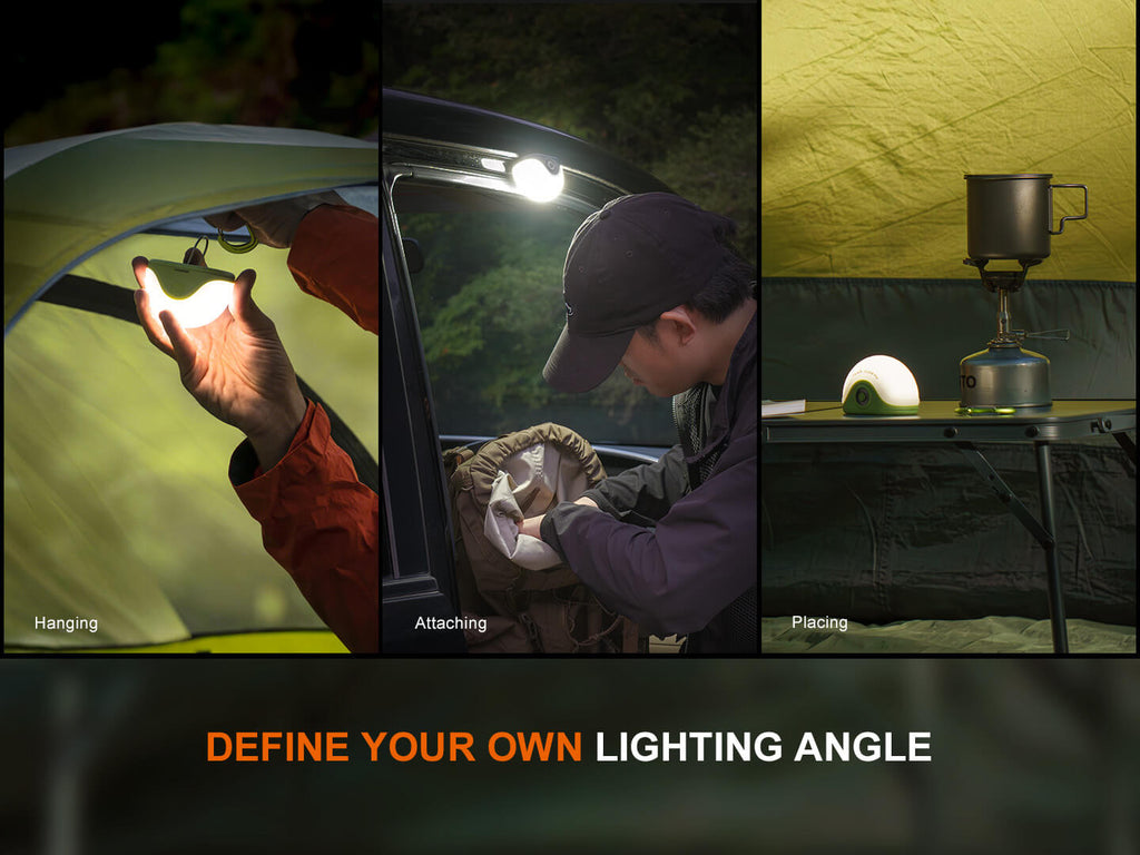 Fenix CL20R V2 multicolor camping lantern thumbnail
Fenix CL20R V2 camping lantern main product view
Fenix CL20R V2 camping lantern in use at campsite
Fenix CL20R V2 camping lantern single-switch interface closeup
Fenix CL20R V2 camping lantern RGB color lighting animation
Fenix CL20R V2 camping lantern RGB ring lighting animation
Fenix CL20R V2 camping lantern delay-off function demonstration
Fenix CL20R V2 camping lantern shape and size profile
Fenix CL20R V2 camping lantern available color options
Fenix 
